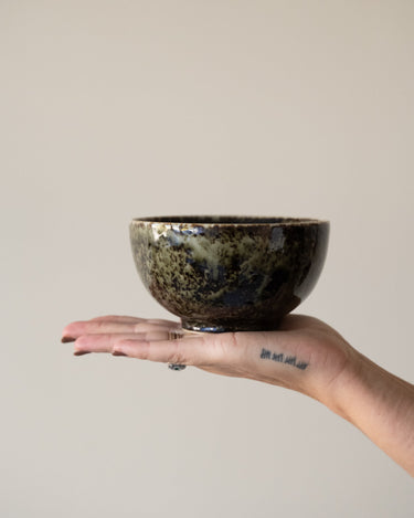 Handmade Japanese Bowl Shinryoku Okonomi Green - Things I Like Things I Love