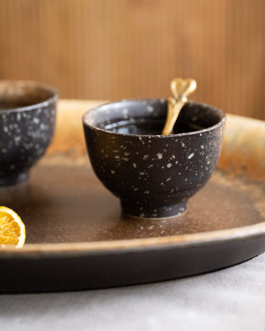 Handmade Japanese Edo Brown Cup - Things I Like Things I Love