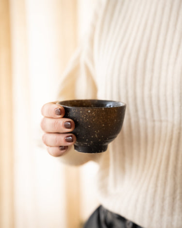 Handmade Japanese Edo Brown Cup - Things I Like Things I Love