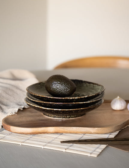 Handmade Japanese Shinryoku Breakfast Plate Green - Things I Like Things I Love