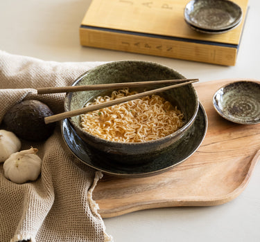 Handmade Japanese Shinryoku Ramen Bowl Green - Things I Like Things I Love