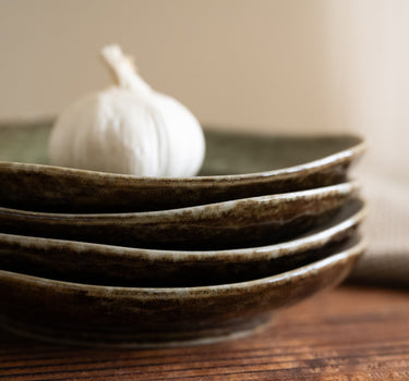 Handmade Japanese Shinryoku Side Plate Green - Things I Like Things I Love