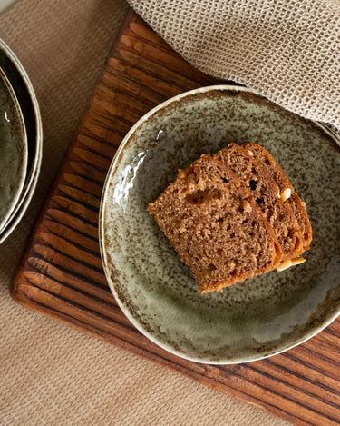 Handmade Japanese Shinryoku Side Plate Green - Things I Like Things I Love