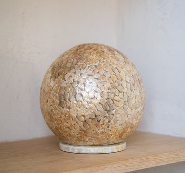 Handmade Lamp Globe Mozaïk Gold - Things I Like Things I Love