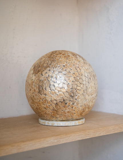 Handmade Lamp Globe Mozaïk Gold - Things I Like Things I Love