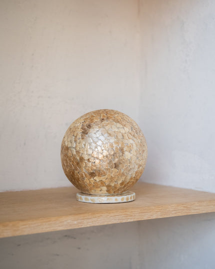 Handmade Lamp Globe Mozaïk Gold - Things I Like Things I Love