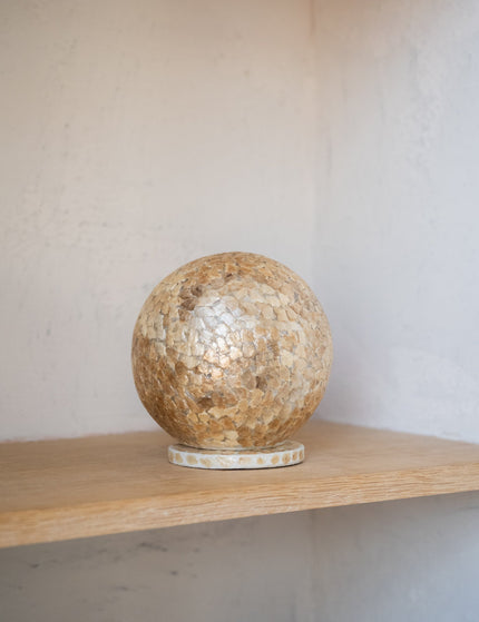 Handmade Lamp Globe Mozaïk Gold - Things I Like Things I Love