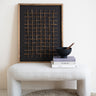 Handmade Wall Art Checker Brown/Black - Things I Like Things I Love