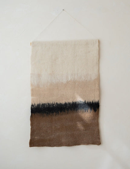 Handmade Wall Rug Felt Horizon - Things I Like Things I Love