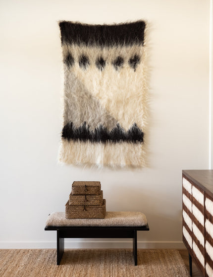 Handmade Wall Rug Wool Diamond - Things I Like Things I Love