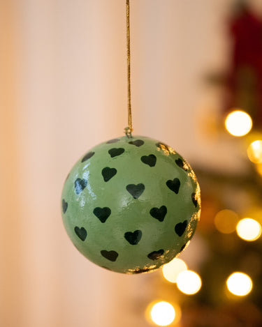 Hanmade XMAS Ball Green - Things I Like Things I Love