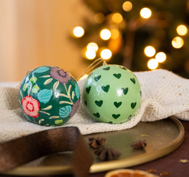 Hanmade XMAS Ball Green - Things I Like Things I Love