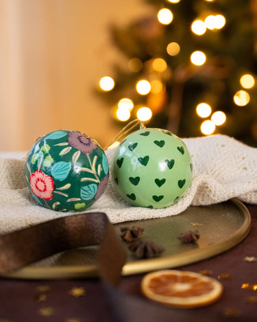 Hanmade XMAS Ball Green - Things I Like Things I Love