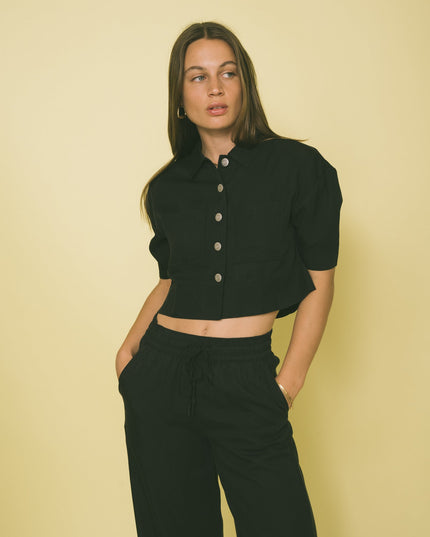 Hawa Blouse Black - Things I Like Things I Love