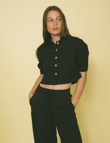 Hawa Blouse Black - Things I Like Things I Love