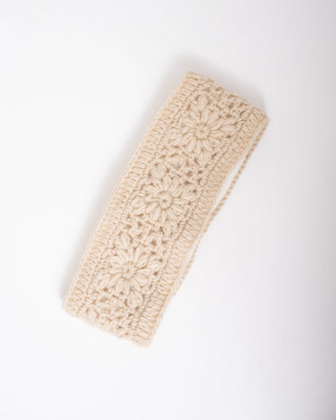 Headband Crochet Beige - Things I Like Things I Love