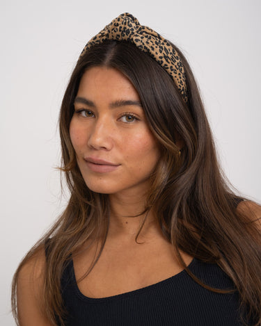 Headband Leopard Camel - Things I Like Things I Love