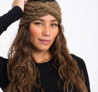 Headband Squary Taupe - Things I Like Things I Love