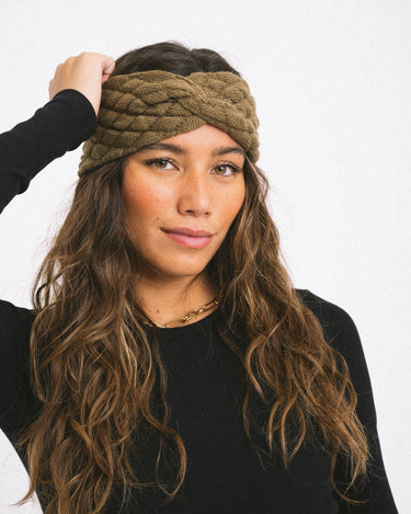 Headband Squary Taupe - Things I Like Things I Love