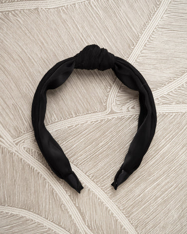 Headband Structured Black - Things I Like Things I Love