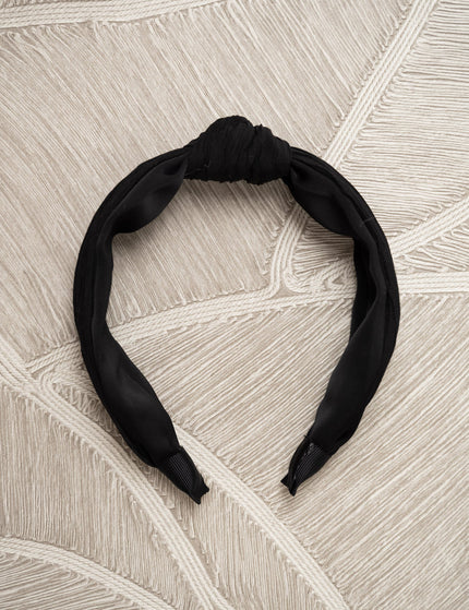 Headband Structured Black - Things I Like Things I Love