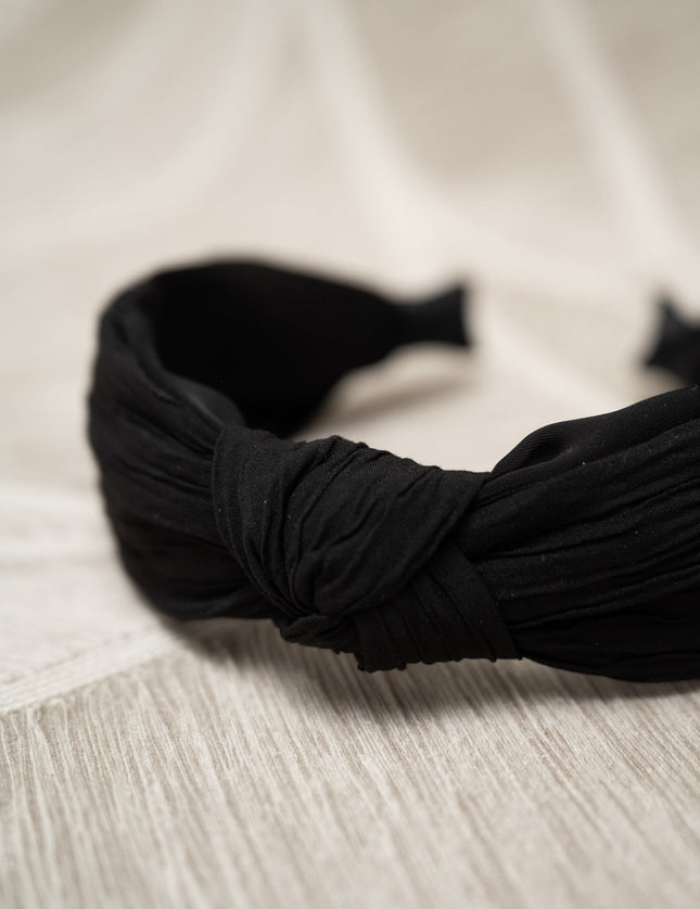 Headband Structured Black - Things I Like Things I Love