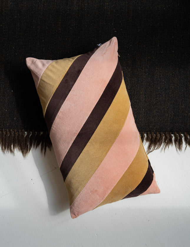 HKliving Cushion Striped Velvet - Things I Like Things I Love