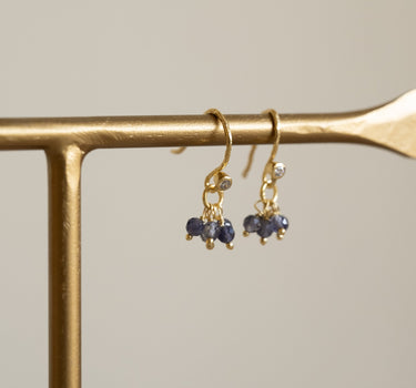 Hook Earring Lina New Iolite Blue - Things I Like Things I Love