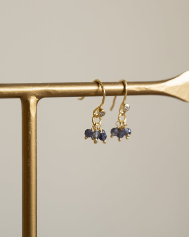 Hook Earring Lina New Iolite Blue - Things I Like Things I Love