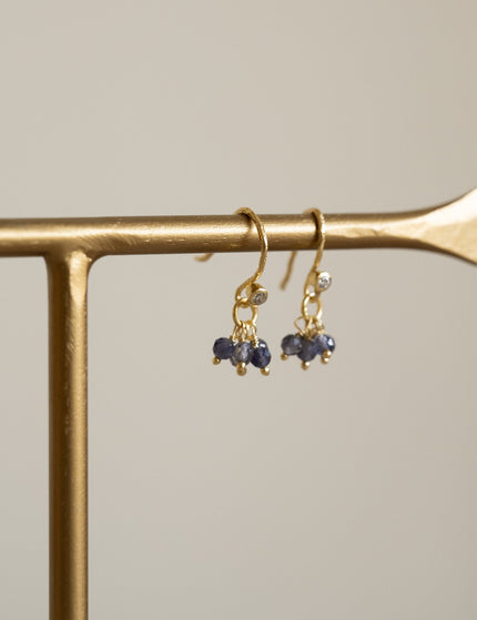 Hook Earring Lina New Iolite Blue - Things I Like Things I Love