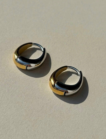 Hoop Nine Oval Gold Silver - Things I Like Things I Love