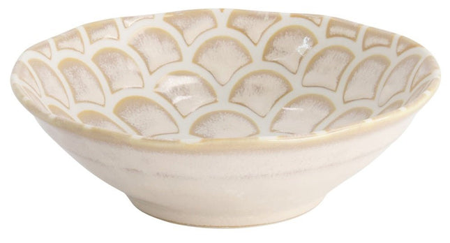 Japanese Small Bowl Mermaid Matte Beige - Things I Like Things I Love