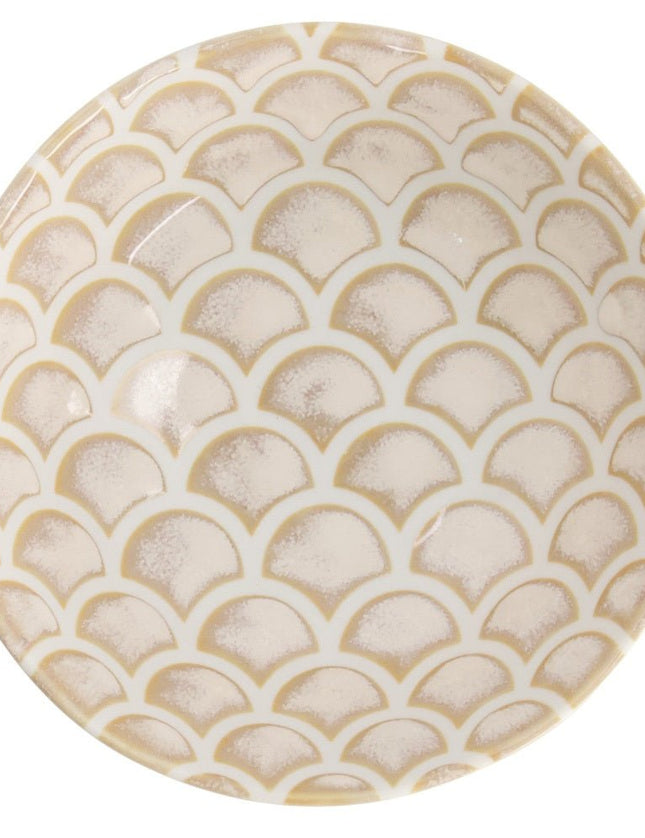 Japanese Small Bowl Mermaid Matte Beige - Things I Like Things I Love