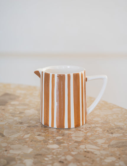 Jar/jug Stripe Brown Small - Things I Like Things I Love