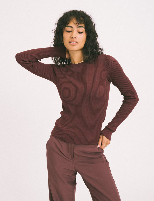 Jodi Tight Crew Neck Knit Sassafras - Things I Like Things I Love