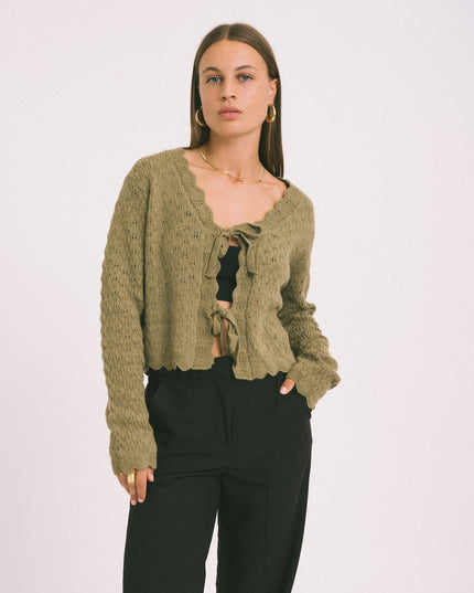 Joe Cardigan Matcha Green - Things I Like Things I Love