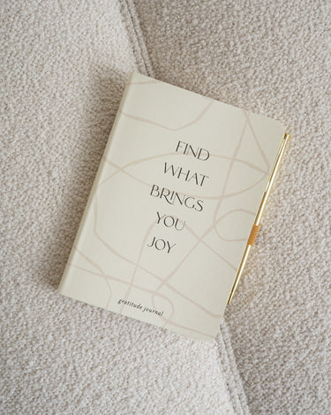 Journal Vegan Leather- Gratitude Brings You Joy - Things I Like Things I Love