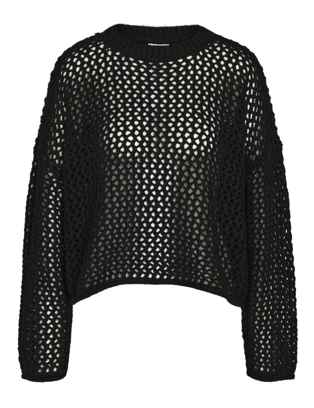 Judey O - neck Knit Black - Things I Like Things I Love