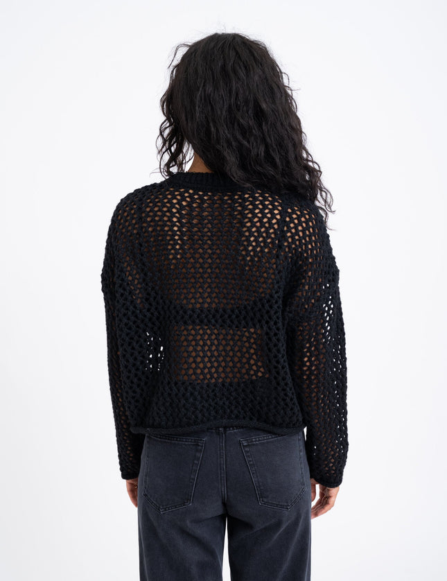 Judey O - neck Knit Black - Things I Like Things I Love