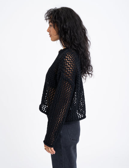 Judey O - neck Knit Black - Things I Like Things I Love