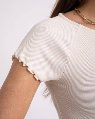 Judy Raglan Top Pearled Ivory - Things I Like Things I Love