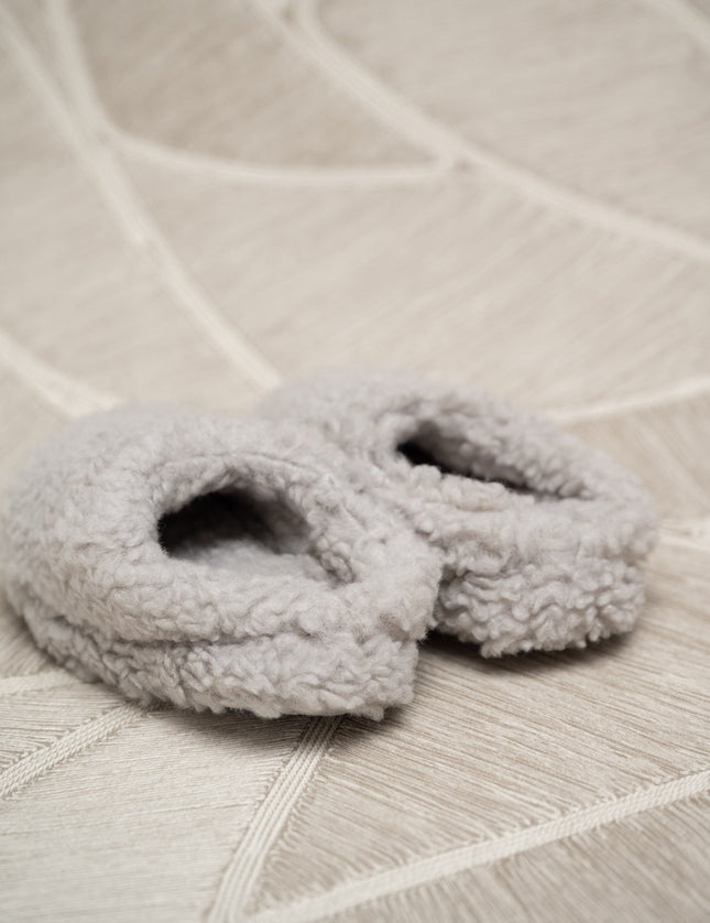 Kids Home Slipper Beige/Grey - Things I Like Things I Love