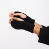 Knitted Fingerless Gloves Black - Things I Like Things I Love