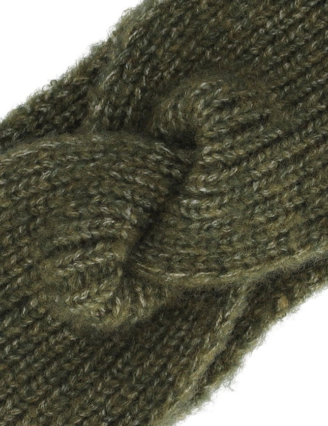 Knitted Headband Light Khaki Melange - Things I Like Things I Love