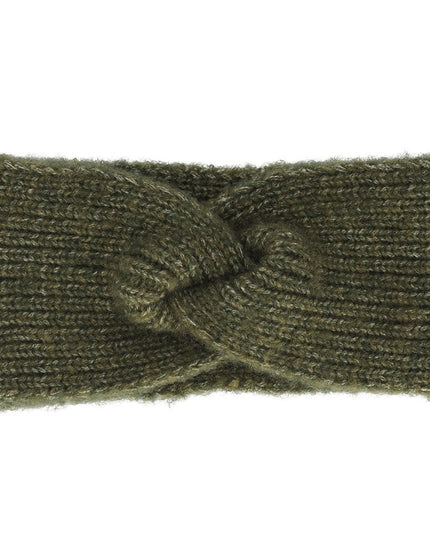 Knitted Headband Light Khaki Melange - Things I Like Things I Love