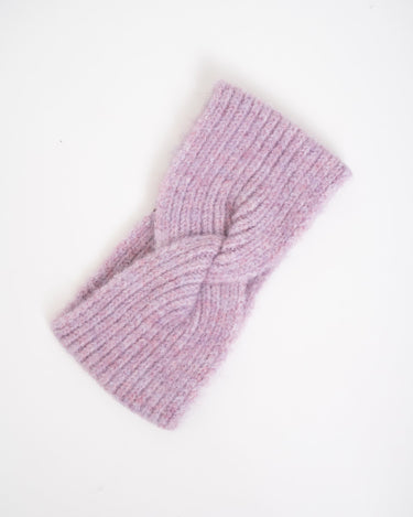 Knitted Headband Light Purple Melange - Things I Like Things I Love