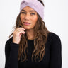 Knitted Headband Light Purple Melange - Things I Like Things I Love