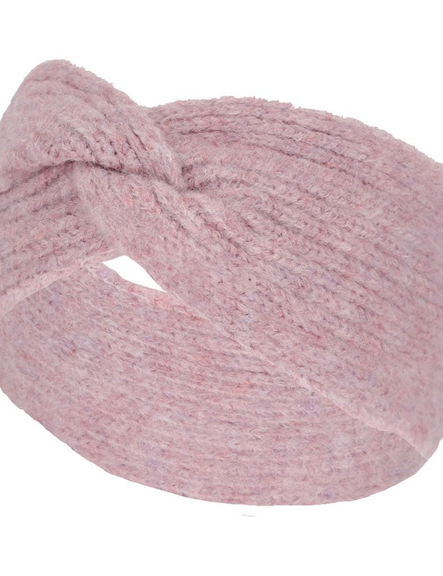 Knitted Headband Light Purple Melange - Things I Like Things I Love