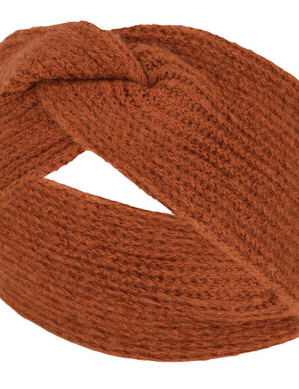 Knitted Headband Midbrown Melange - Things I Like Things I Love