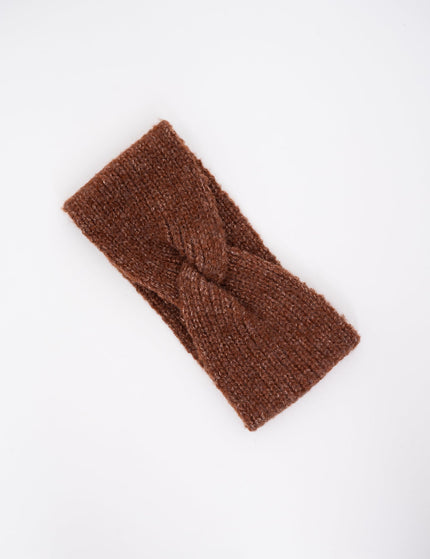 Knitted Headband Midbrown Melange - Things I Like Things I Love